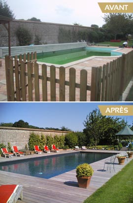 Rénovation de piscines dans les Landes